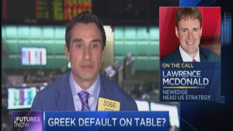 Greece a big risk to stocks: Larry McDonald