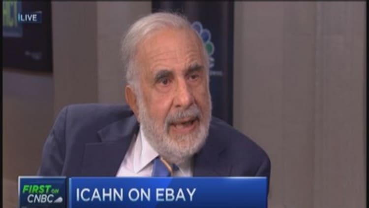 Icahn: Real problem with eBay