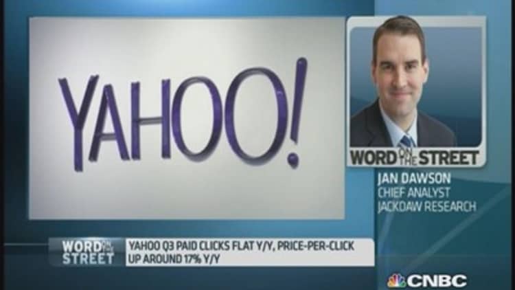 Yahoo's mobile revenue shows slow transition: Pro