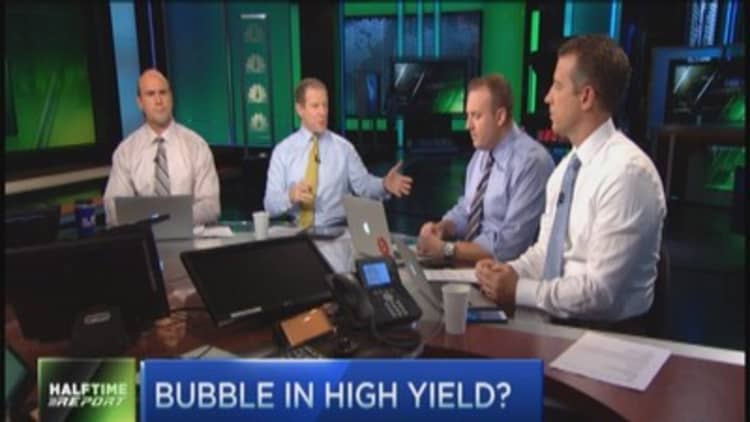 High yield bubble? Traders' view