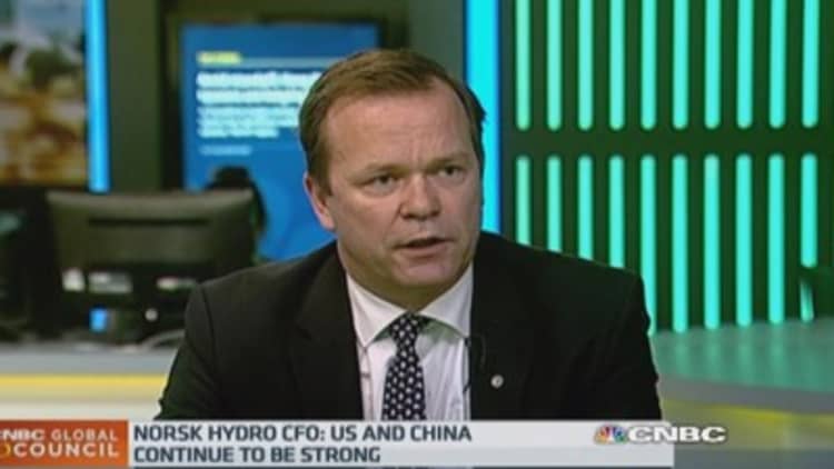 China 'stronger than expected': Norsk Hydro CFO