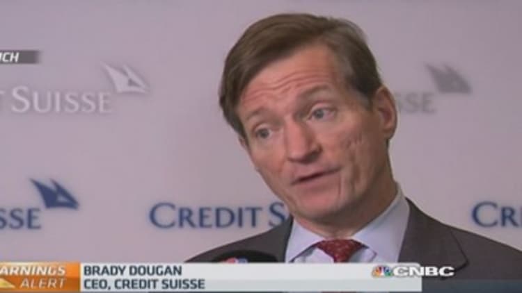 Volatility having 'mixed' impact: Credit Suisse CEO