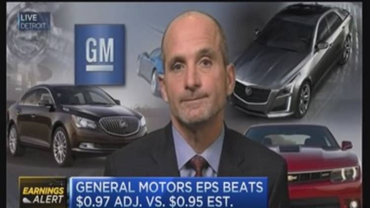 GM CFO on earnings results