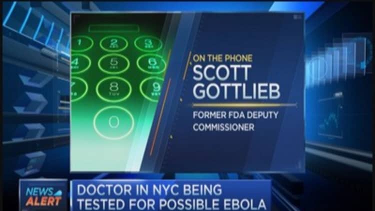 NYC doctor self-quarantined