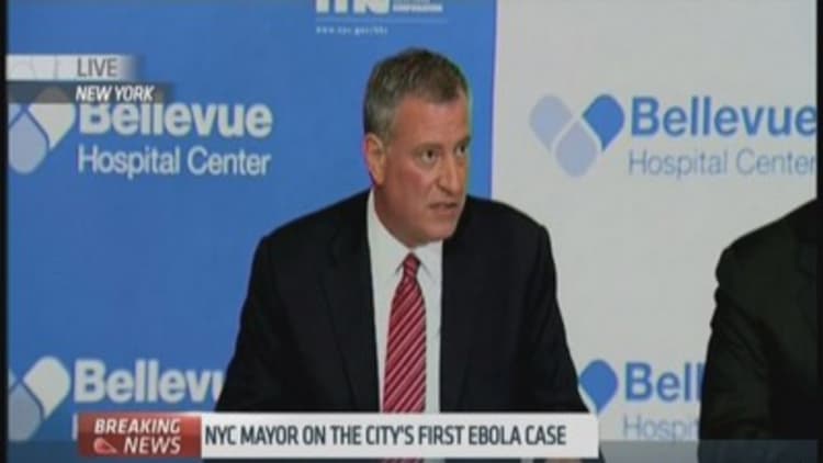 American doctor is NYC's first Ebola case