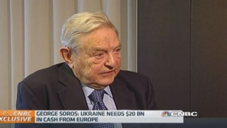 EU needs to 'get its act together' on Ukraine: Soros