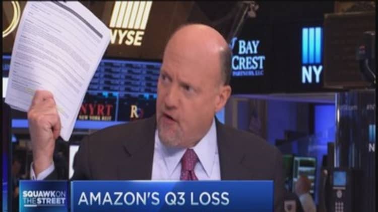 Cramer: No longer forgiving of Amazon