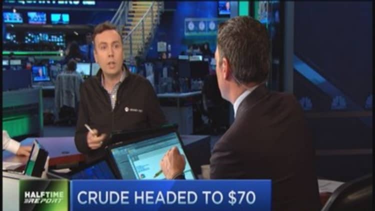 Crude headed to $70?