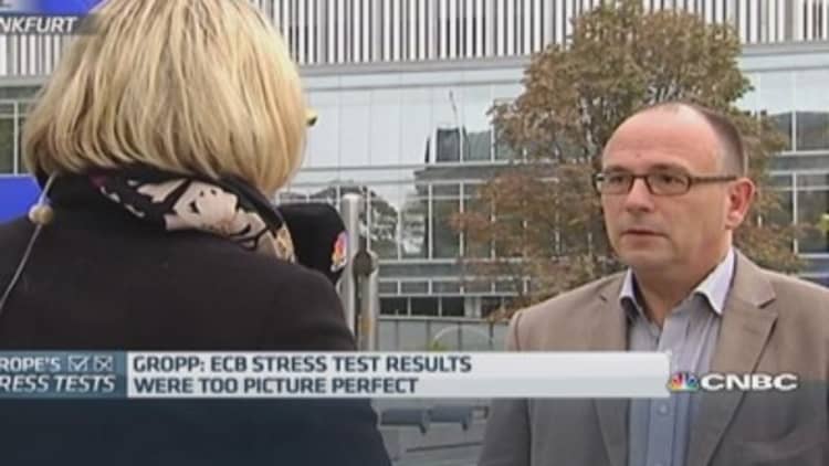 Stress test results 'too picture perfect': Academic