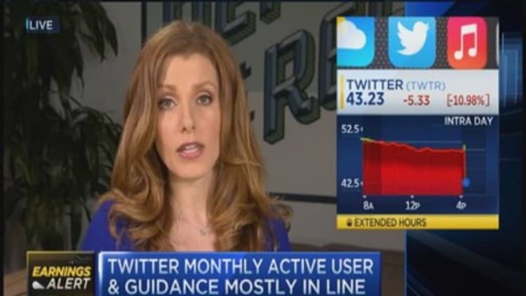 Twitter meets earnings expectations 
