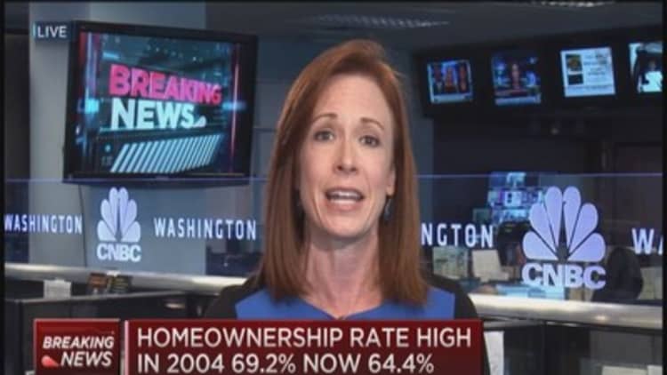 Home ownership hits new lows