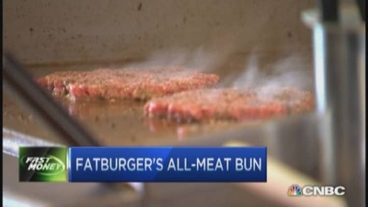 Fatburger's all-meat bun