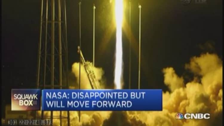 ISS rocket explodes at NASA