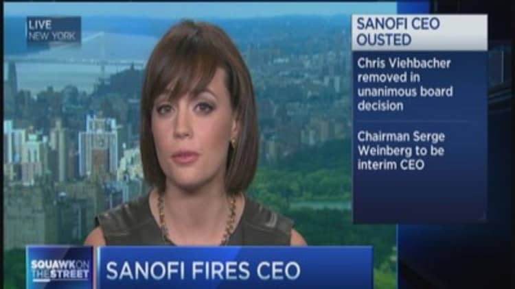 Sanofi fires CEO