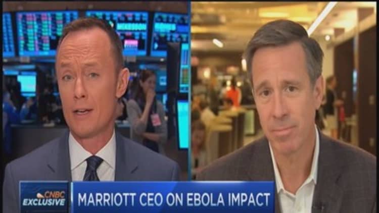 Marriott beats; CEO says it's sustainable