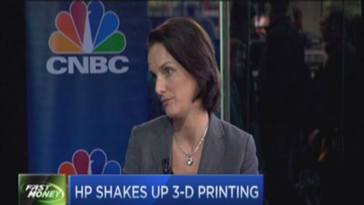 HP shakes up 3-D printing 
