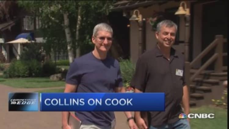 NBA's Collins proud of Tim Cook