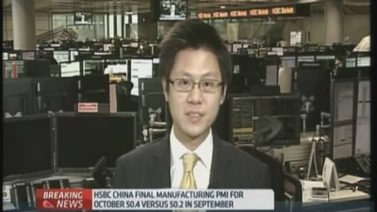 HSBC: 'China is running below full speed'