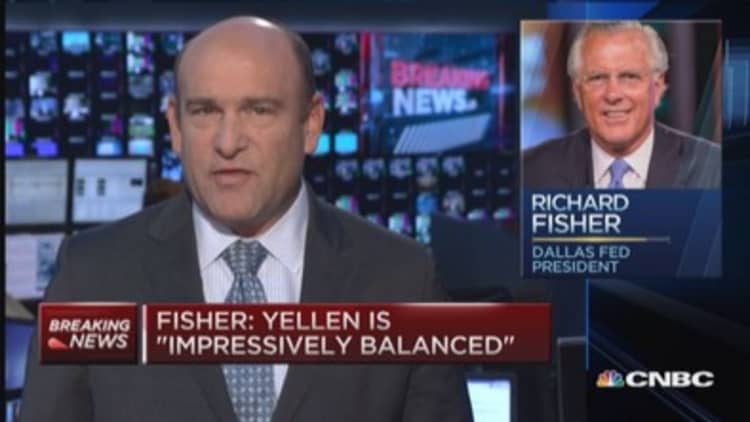 Dallas Fed's Fisher: Why I didn't dissent