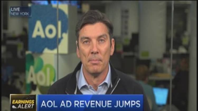 AOL ad revenue jumps: CEO