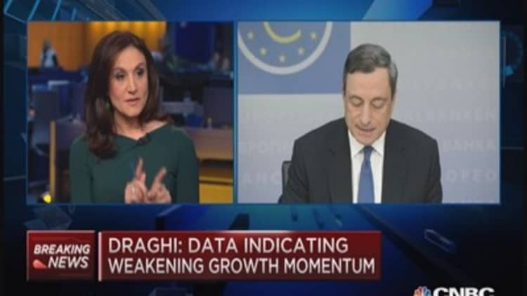 Draghi: Committed to increase balance sheet