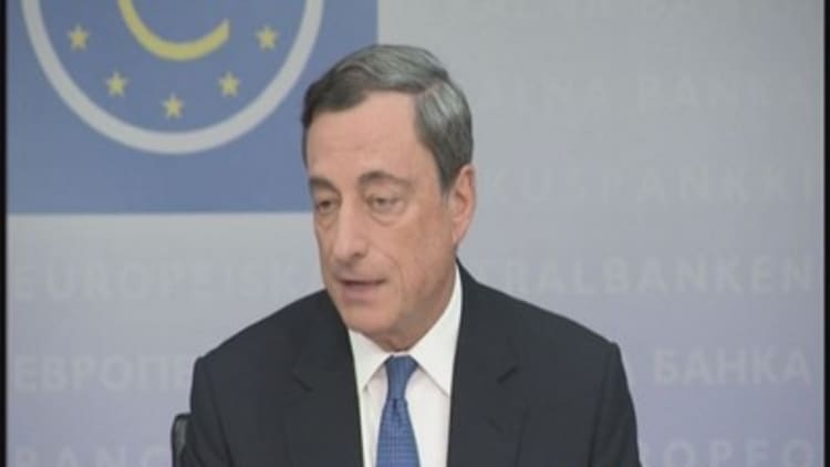 'Premature' to discuss specific bond buying: Draghi