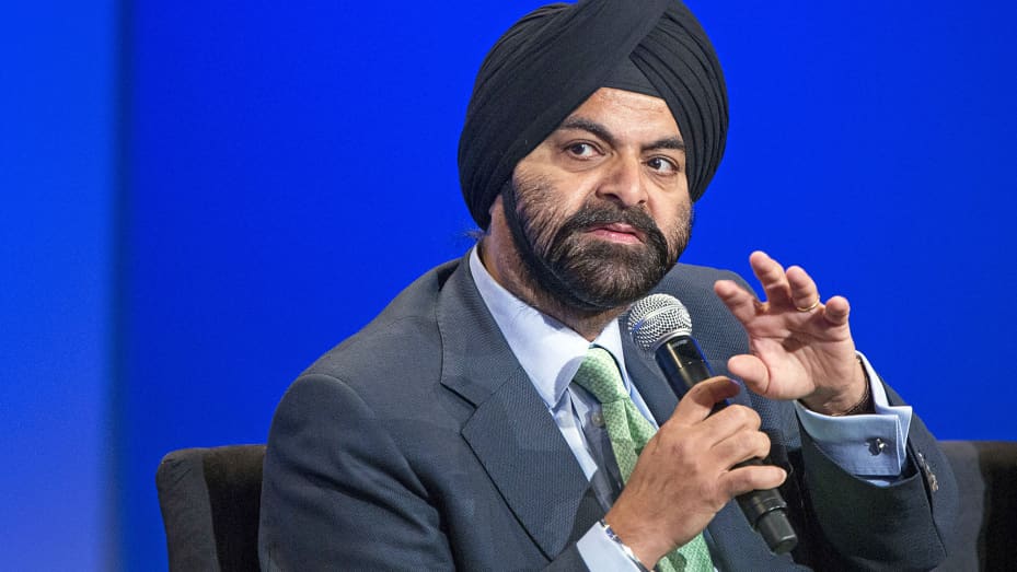 MasterCard President and CEO Ajay Banga speaks at the US-Africa Business Forum in Washington, Aug. 5, 2014.