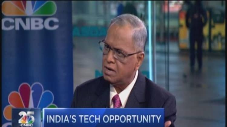 Narayana Murthy: India open for business 