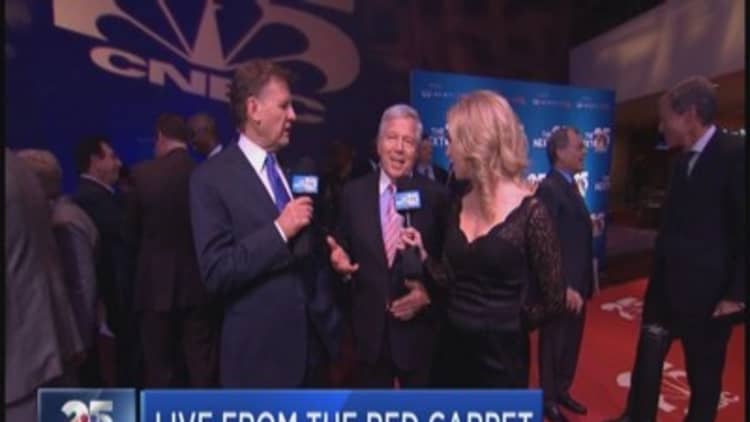 CNBC 25 Gala red carpet access: Bob Kraft