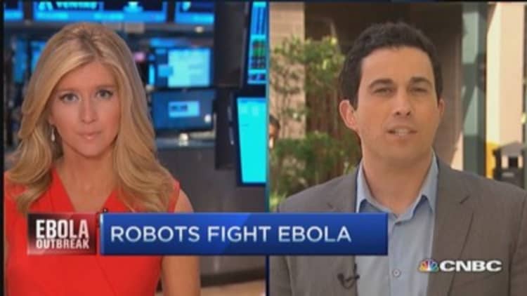 Robots can't catch Ebola