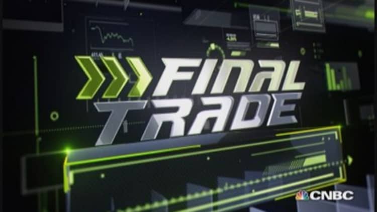 Fast Money Final Trade: T, THOO, FXF & FFIV