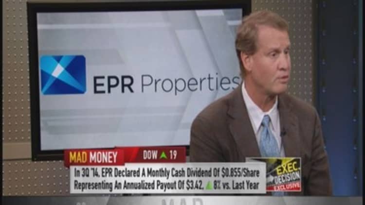 EPR Properties CEO: Industries very healthy