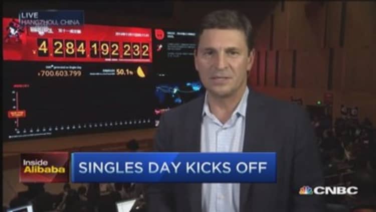 'Singles' Day': $618 million & counting