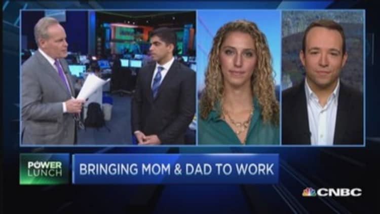 LinkedIn: Bring mom & dad to work