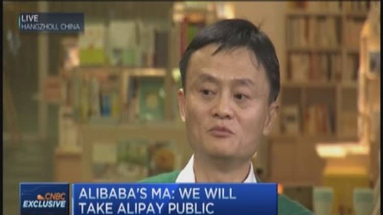 Take Alipay public? Jack Ma says yes
