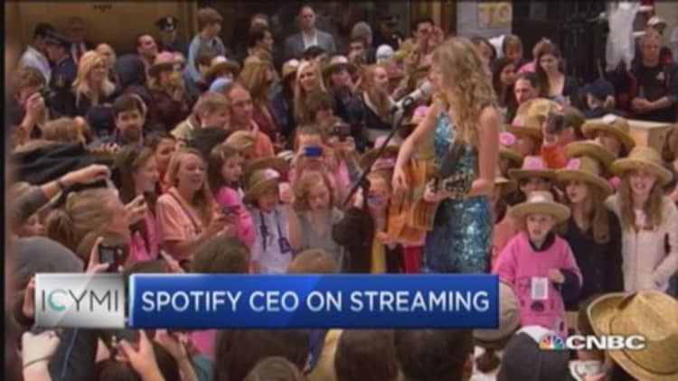 Taylor Swift's problem with Spotify 
