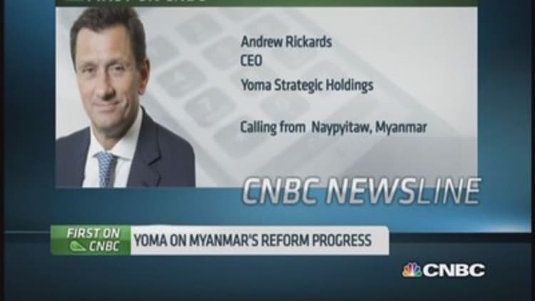 Yoma Strategic sees opportunities in Myanmar