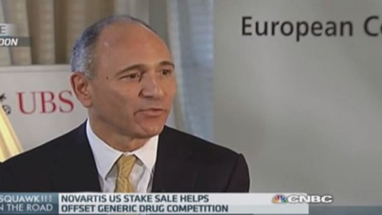 Novartis 'in the right place' with business: CEO
