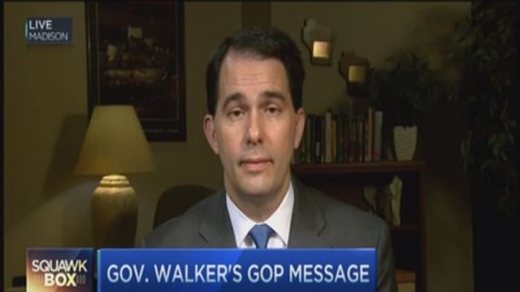 Gov. Walker's GOP message