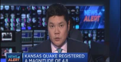 Moderate quake hits Kansas