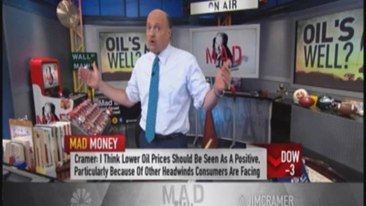 Cramer: How to view lower oil 