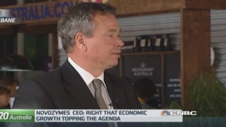 Growth needed for political stability: Novozymes CEO
