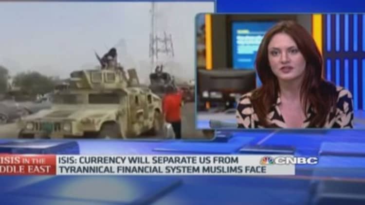 ISIS gaining power with own currency?