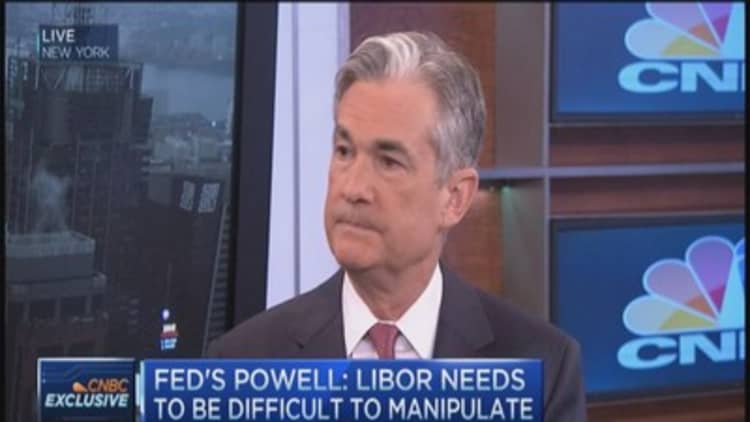 LIBOR fixed and better: Fed's Powell