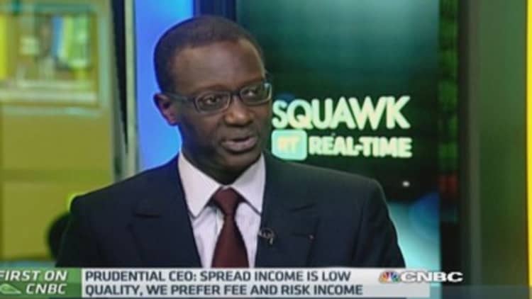 Prudential on interest rate moves