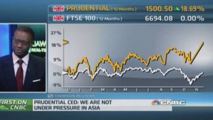 We're not under pressure in Asia: Prudential CEO