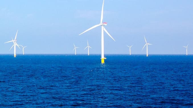 Reusable: Anholdt Wind power farm Denmark