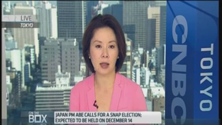 Japan PM calls snap polls