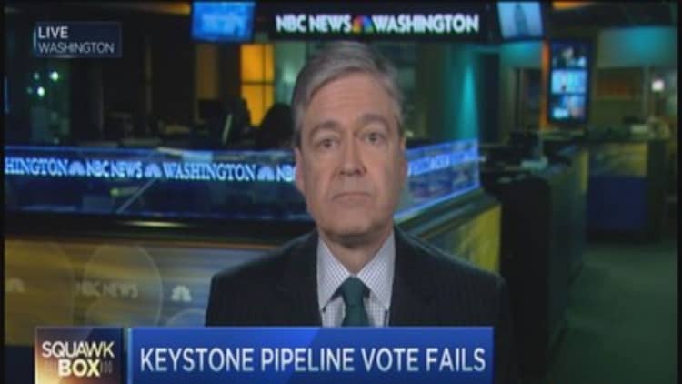 Senate rejects Keystone by one vote