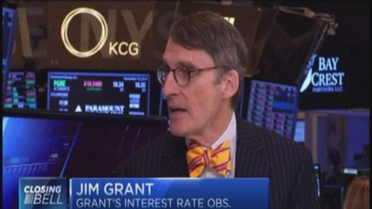 Jim Grant's telling sign from the Fed